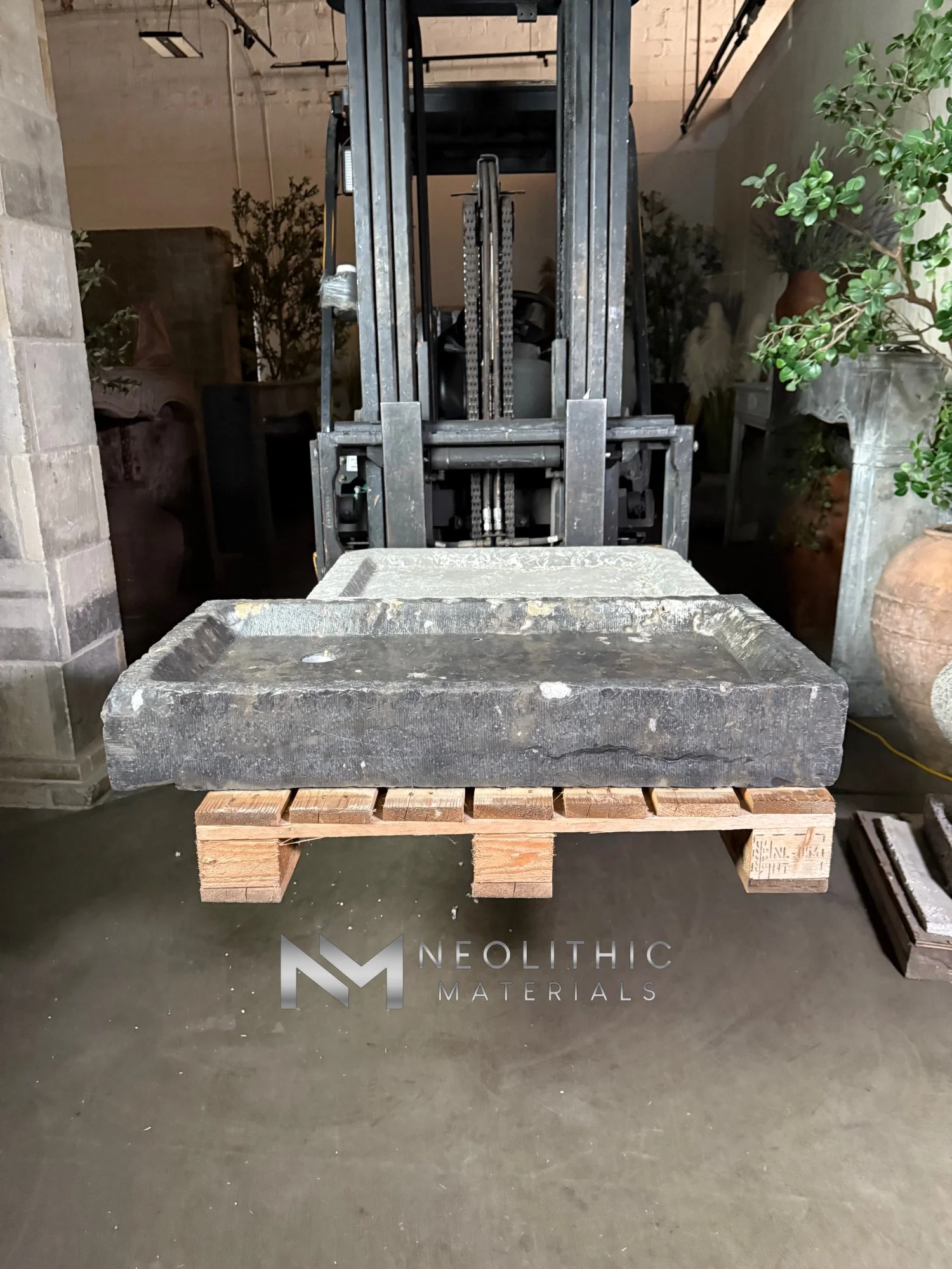 Antique Belgian Bluestone Sink - Image 12